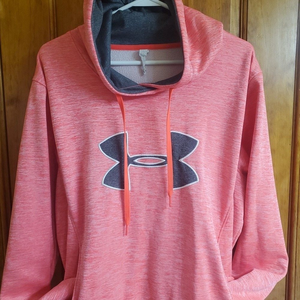 Under Armour Storm Women's Sweatshirt XL – Orange & Blue Athletic Pullover